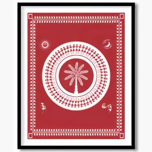 Modern Abstract Warli Art