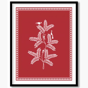 Modern Abstract Warli Art