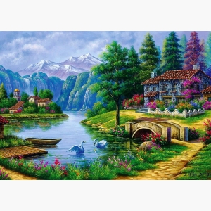 Village House Painting