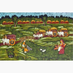 Village Art Painting