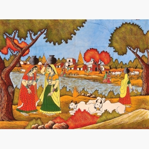 Village House Painting