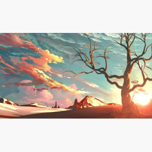 Abstract Landscape Painting