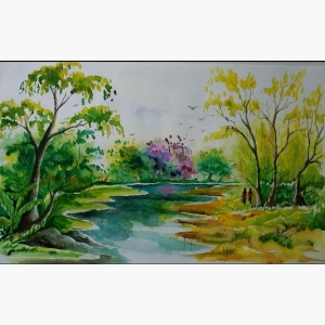 Abstract Landscape Art