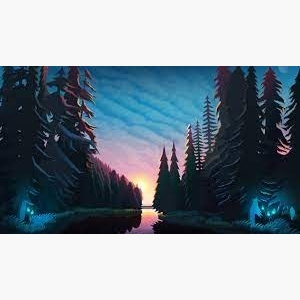 Watercolor Landscape Painting