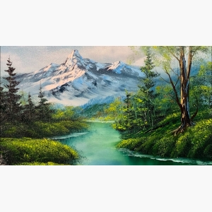 Watercolor Landscape Painting